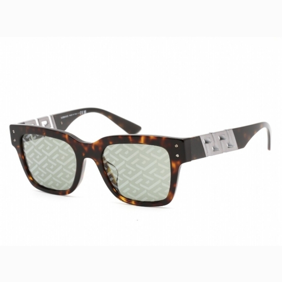 NEW VERSACE SUNGLASSES VE4421F  108/V8 MOD VE4421F HAVANA GREEN  VERSACE VE4421 - Picture 4 of 7